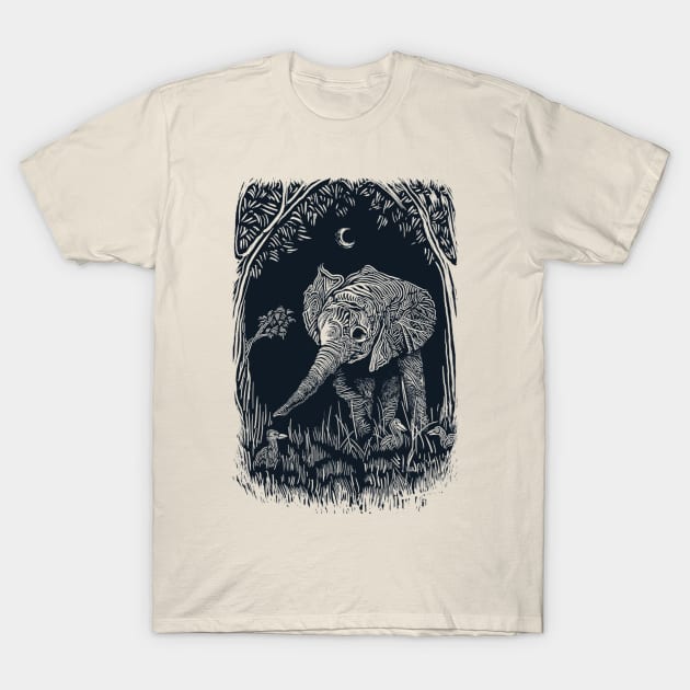 nightstroller elephant T-Shirt by uwanlibner